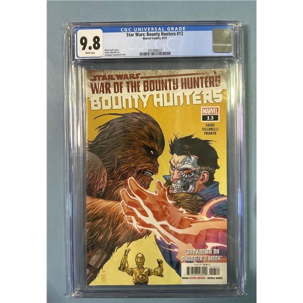 Star Wars: War of the Bounty Hunters #13 Marvel 8/21 CGC 9.8 Camuncoli Cvr