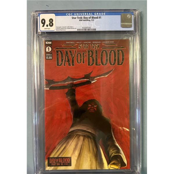 Star Trek: Day of Blood #1 CGC 9.8 NM/Mint IDW 2023 Cover A