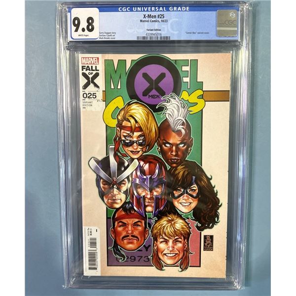 X-Men #25 CGC 9.8 Mark Brooks Corner Box Variant Cover Marvel Comics 2023