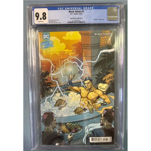 Black Adam #3 (2022) Lupacchino Swimsuit Variant Cover CGC 9.8 NM/Mint