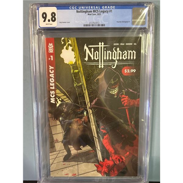 Nottingham MCS Legacy #1 (Mad Cave, 2022) CGC 9.8 NM/Mint Cully Hamner Cover