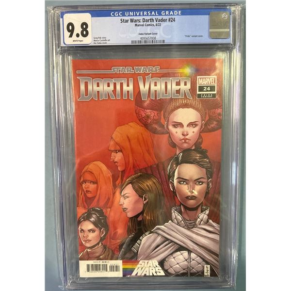 Star Wars: Darth Vader #24 (Marvel, 2022) CGC 9.8 Zama Pride Variant