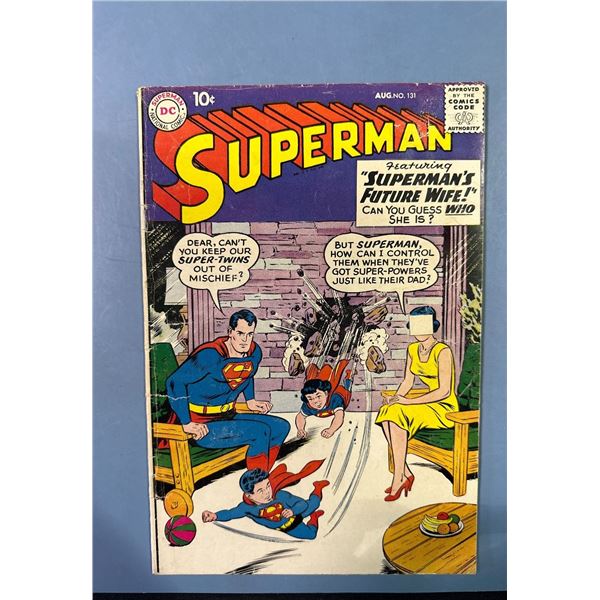 Superman #131 (DC Comics, 1959) "Superman's Future Wife!" Silver Age