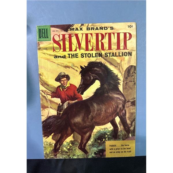 1955 Dell Comics Four Color #667 Silvertip and the Stolen Stallion