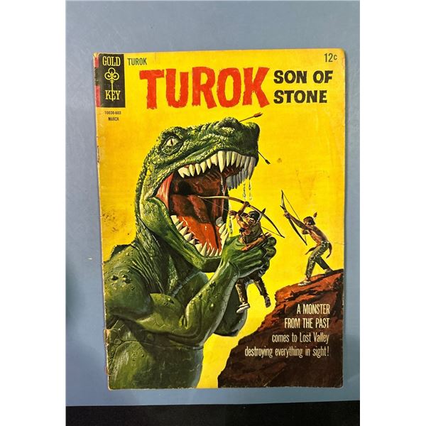 Turok, Son of Stone #50 Gold Key 1966 12c Silver Age Dinosaur Cover