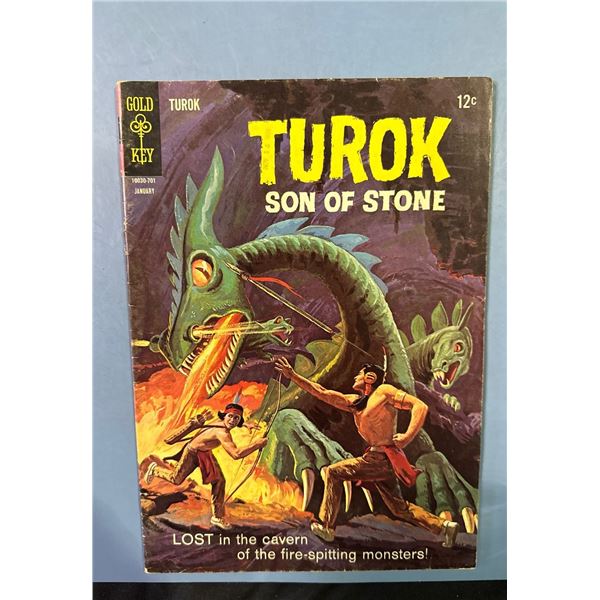 Turok Son of Stone #55 (Gold Key, 1967) Lost in the Cavern Monsters!