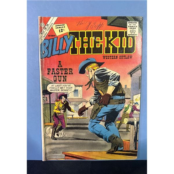 Billy the Kid Western Outlaw #36 (Charlton, 1962) A Faster Gun Comic