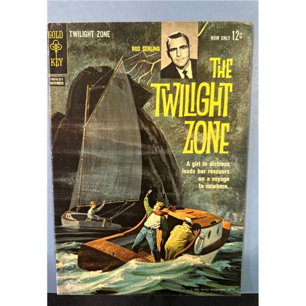 The Twilight Zone #1 Gold Key Comic Book (1962) Rod Serling