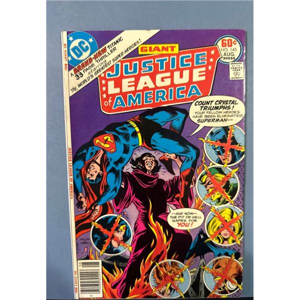 Justice League of America #145 (DC, 1977) Giant, The Carnival of Souls!