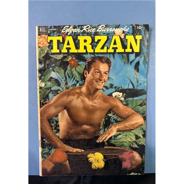 Dell Edgar Rice Burroughs' Tarzan #35 Lex Barker Photo Cover (1952)