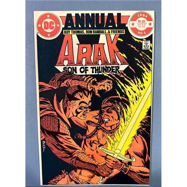 Arak, Son of Thunder Annual #1 (DC Comics, 1984) Roy Thomas Ron Randall