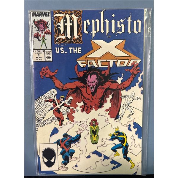 Mephisto vs. The X-Factor #2 Comic Book (Marvel, May 1987)