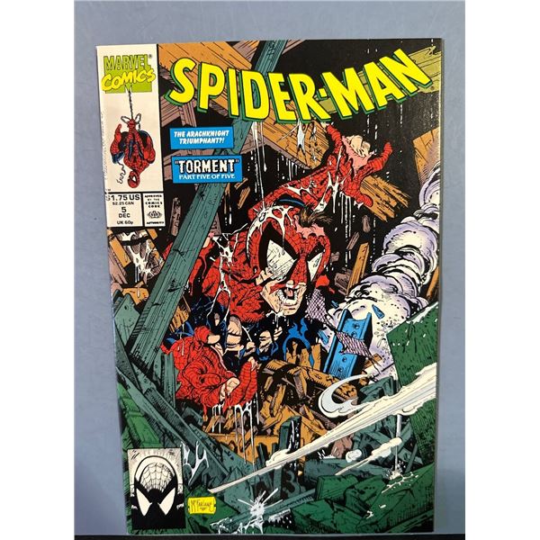 Spider-Man #5 (1990) Marvel Comics - Torment Part 5 - Todd McFarlane Art