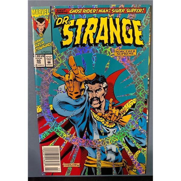 Dr. Strange Sorcerer Supreme #50 (Feb 1993, Marvel) Holographic Foil Cover