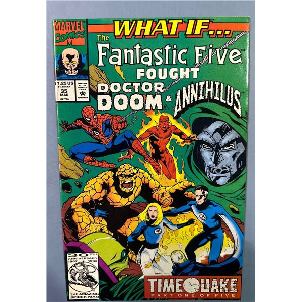 What If...? #35 (1992 Marvel) Fantastic Five Fought Doctor Doom & Annihilus