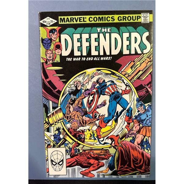 The Defenders #106 Marvel Comics (4/82) "The War to End All Wars!"