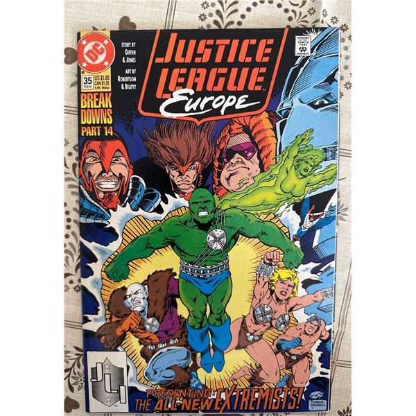 Justice League Europe #35 (DC Comics, 1992) Break Downs Part 14