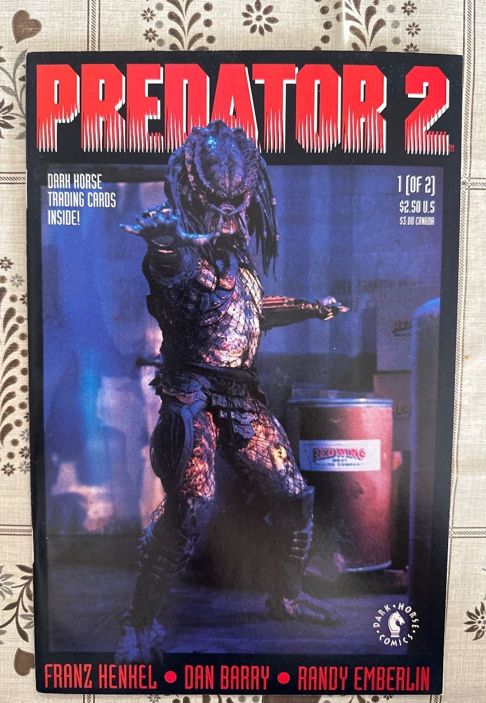 Predator 2 #1 (1991, Dark Horse) Movie Adaptation, Franz Henkel