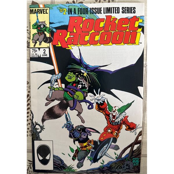 Rocket Raccoon #2 (Marvel, 1985) Limited Series. Mike Mignola art.