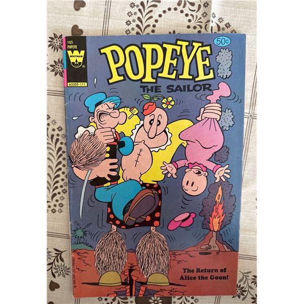 Popeye the Sailor #165 Whitman Comic (1981) The Return of Alice the Goon!