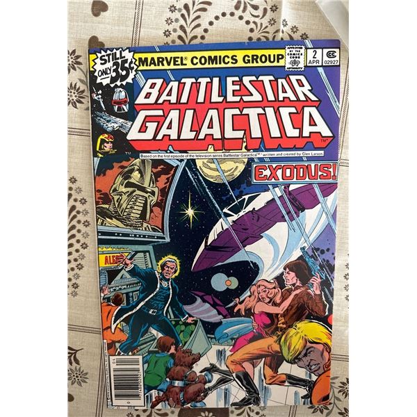 Battlestar Galactica #2 (Marvel Comics, 1979) Exodus! Bronze Age