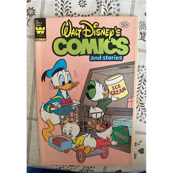 Walt Disney's Comics and Stories #492 (Whitman, 1981) Donald Duck Cover