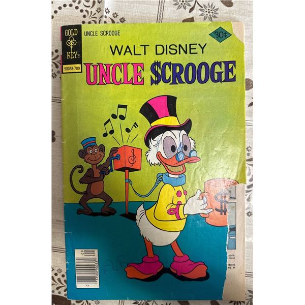 Walt Disney Uncle Scrooge #144 Gold Key Comic Book (Sept 1977)