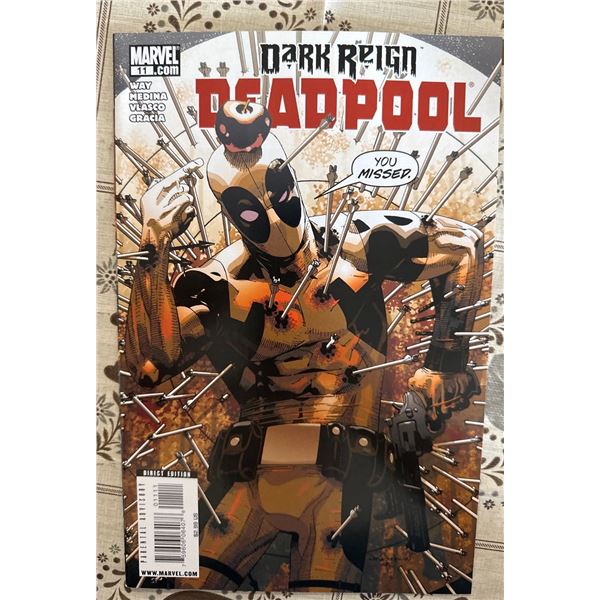 Dark Reign: Deadpool #11 (Marvel Comics, Aug 2009) Direct Edition