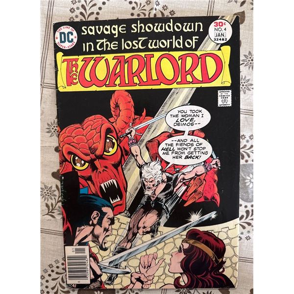 The Warlord #4 (DC Comics, Jan 1977) Bronze Age Mike Grell Art