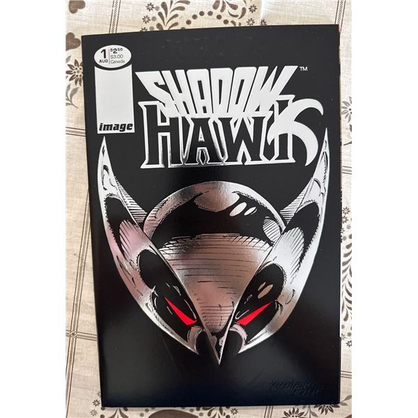 ShadowHawk #1 (Image/Malibu 1992) 1st Print, Signed by Jim Valentino
