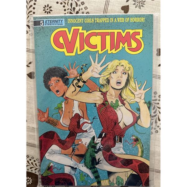 Victims #5 (Eternity Comics, 1989) Jim Balent Cover - Last Issue