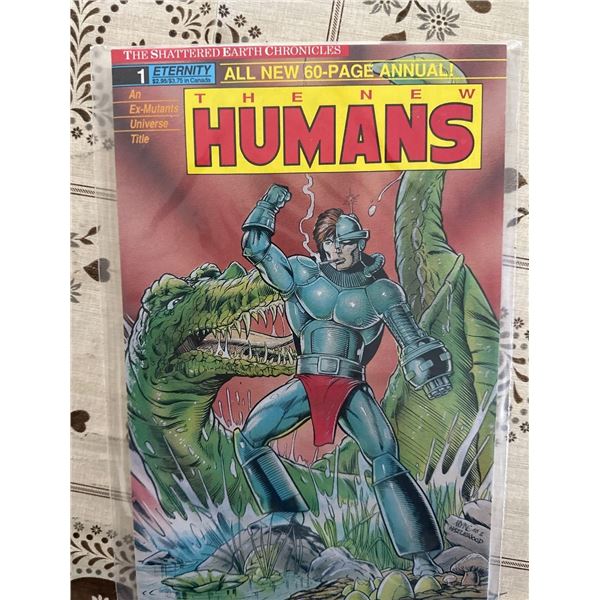 The New Humans #1 Annual (Eternity, 1989) The Shattered Earth Chronicles