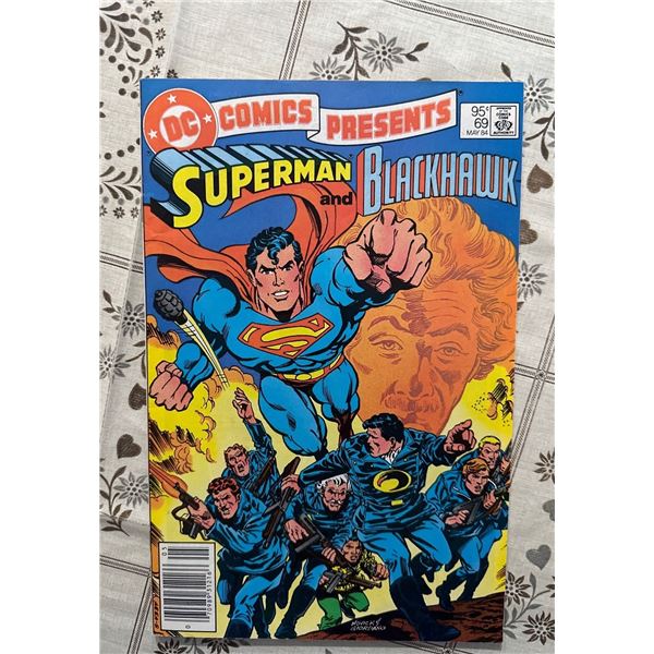 DC Comics Presents #69 (May 1984) Superman and Blackhawk Comic