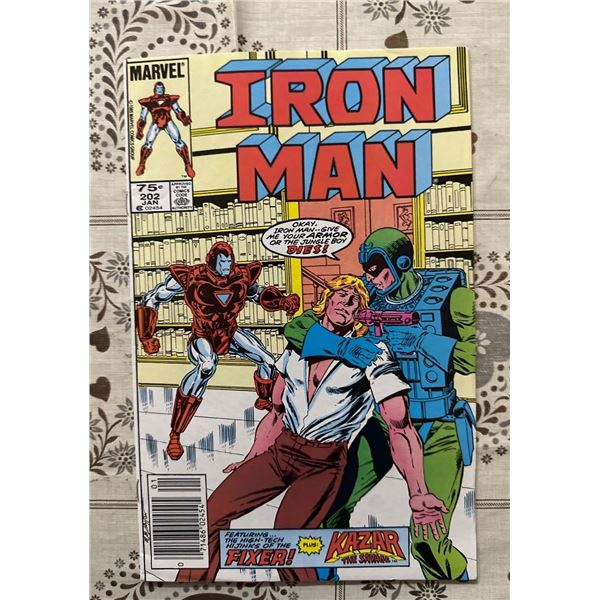 Iron Man #202 (Marvel, 1986) - Ka-Zar & The Fixer Appearance
