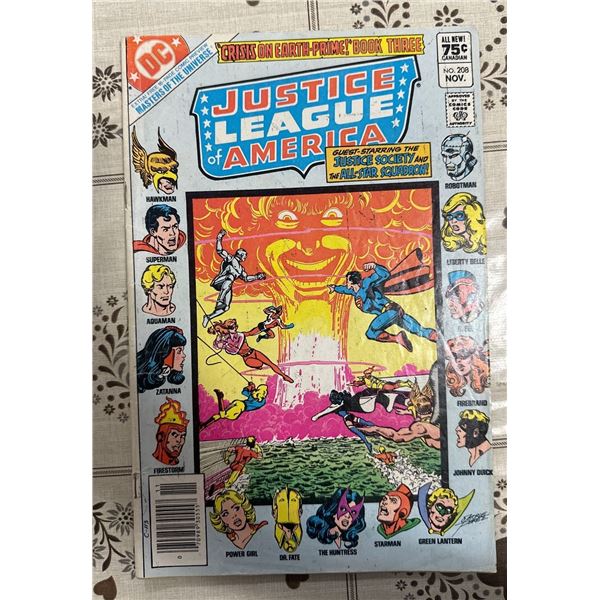 Justice League of America #208 (DC, 1982) Crisis on Earth-Prime! Book 3
