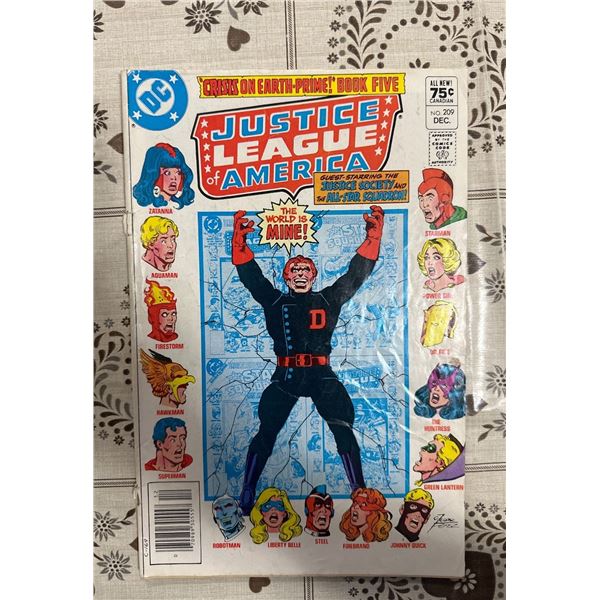 Justice League of America #209 (1982) DC - Crisis on Earth-Prime! Book 5