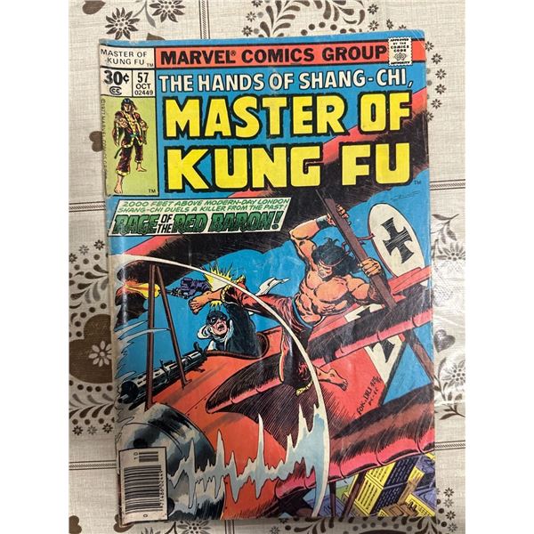 Master of Kung Fu #57 (Marvel, 1977) Rage of the Red Baron!