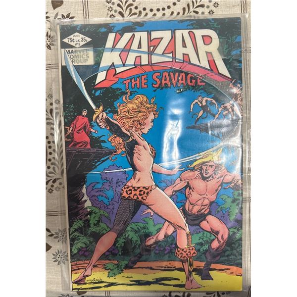 Kazar the Savage #15 Comic Book (Marvel Comics, June 1982)