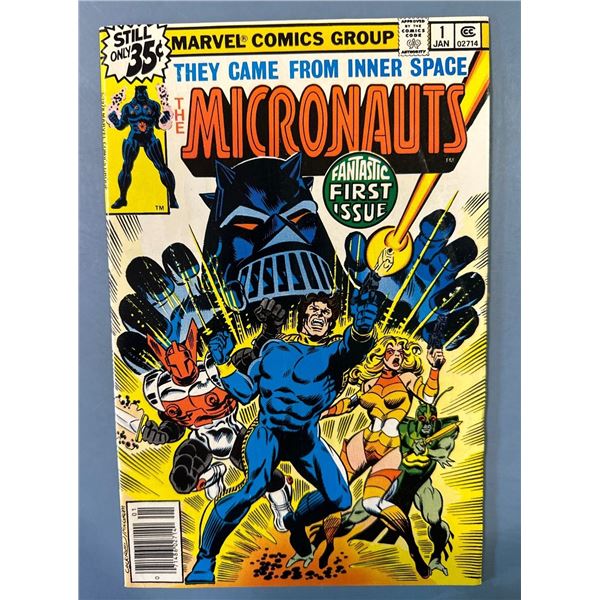 Micronauts #1 (Marvel Comics, 1979) 1st App of Micronauts, Baron Karza