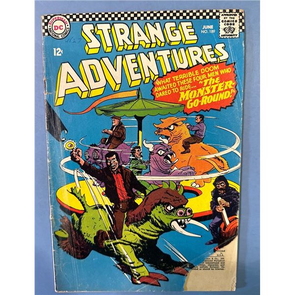 Strange Adventures #189 DC Comics (June 1966) The Monster-Go-Round!