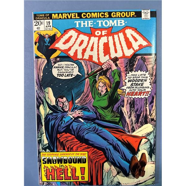 The Tomb of Dracula #19 (Marvel Comics, Apr 1974) - Snowbound in Hell!