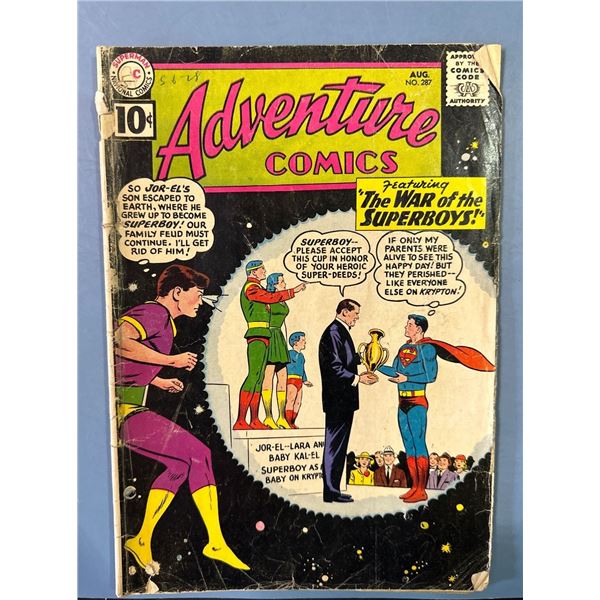 Adventure Comics #287 (DC, 1961) The War of the Superboys! Silver Age