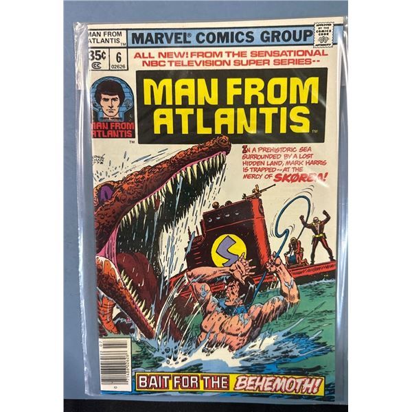 Man From Atlantis #6 (Marvel, 1978) Bronze Age Comic - Bait for the Behemoth!