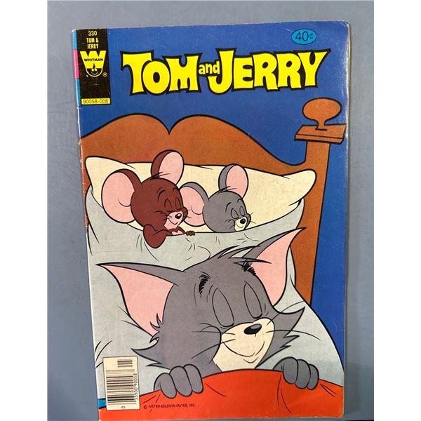 Tom and Jerry #330 Comic Book (Whitman, 1980) Sea-Monkeys Ad on Back