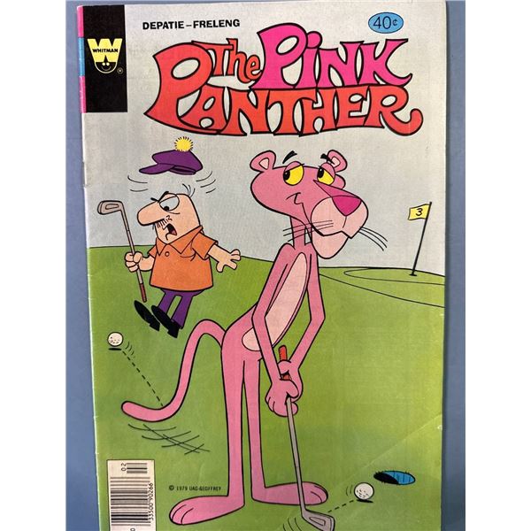 The Pink Panther #73 (Whitman, 1980) Golf Cover, Star Trek Movie Ad Back