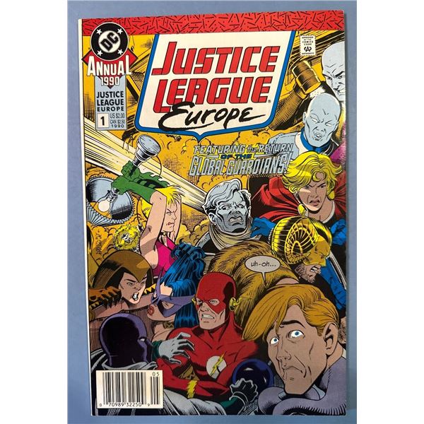 Justice League Europe Annual #1 (DC Comics, 1990) Global Guardians