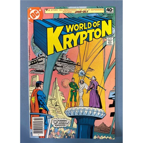 World of Krypton #1 (DC, 1979) 1st Comic Mini-Series Superman Jor-El Story
