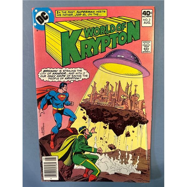 World of Krypton #2 (DC, 1979) Superman & Jor-El Cover by Andru & Giordano