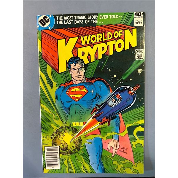 World of Krypton #3 (DC Comics, 1979) The Last Days of Krypton, Superman