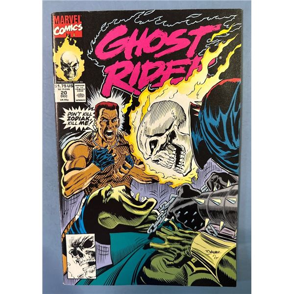 Ghost Rider Vol. 2 #20 (Marvel Comics, 1991) Newsstand, Zodiac Storyline